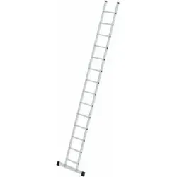 Anlegeleiter 14 Sprossen aus Aluminium