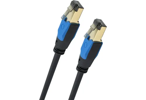 Oehlbach Giga Stream Streaming & Netzwerk Kabel Cat 8.1 Netzwerkkabel, RJ-45, RJ45 (1000 cm), Hochwertiges Kupfer, Robust
