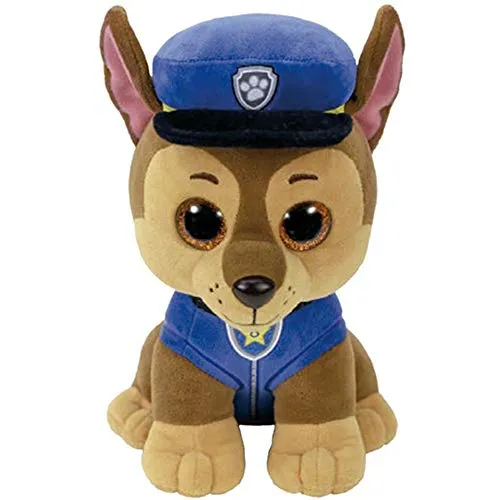 TY 96319 Shepherd Dog Aladdin Paw Patrol, Chase 24cm, braun