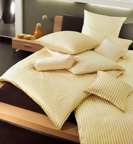 Janine Modern Classic 3912 Kissen 80 x 80 cm in gelb von Janine