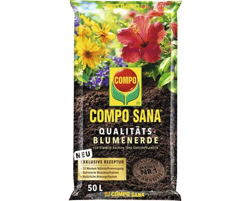 COMPO SANA® Qualitäts-Blumenerde 50 L von COMPO