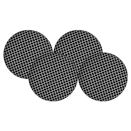 Ritzenhoff & Breker Takeo Swing Dessertteller 21,5 cm 4er Set - Kombiservices: Stilvolle Dessertteller aus Porzellan mit modernen asiatischen Dekoren in Schwarz, perfekt für puristische und minimalistische Tischgedecke.