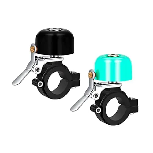 Greallthy Fahrradklingel, 90 dB, Klassische Fahrradklingel aus Messing, für Lenker von 22,2 bis 31,8 mm, Klingel für Rennrad und Mountainbike, Zubehör für Kinder und Erwachsene.