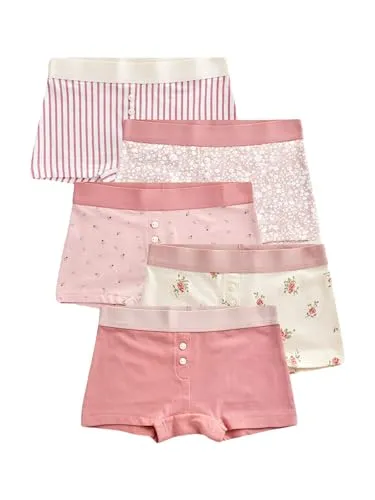 Next Slip 5er-Pack Boxer-Slips für Kinder (98-104) rosa