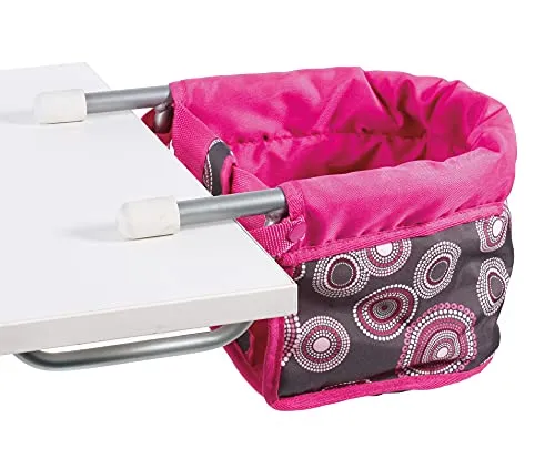 Bayer Chic 2000 - Puppentischsitz, Tischsitz für Puppen, Puppenmöbel, Puppenzubehör, Hot pink Pearls