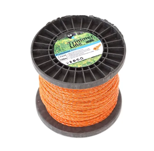 100m Mähfaden Ersatzfaden TWIST Duo Power Line 2,4mm Trimmerfaden Motorsense