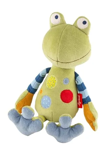 SIGIKID Frosch Patchwork Sweety Stofftier 35 cm von sigikid