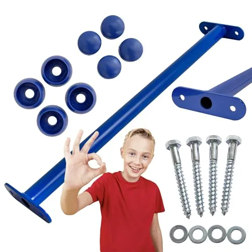 Produktbild 4iQ 5er Set Metall Kletterstange für Spielplatz – Robuste Reckstangen für Kinder