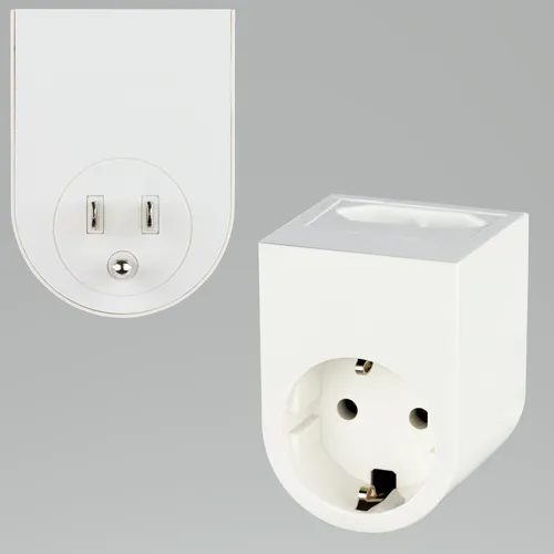 REV Reisestecker Traveler Plus USA weiß