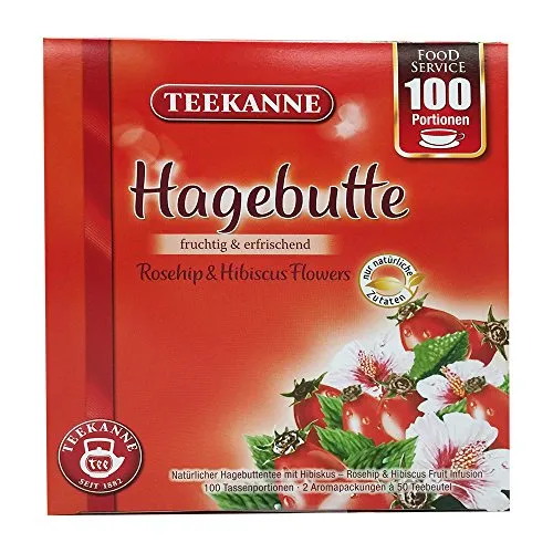Teekanne Hagebutte 100 x 2,45g