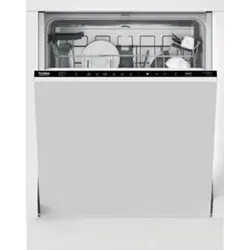 Beko BDIN14320, Voll integriert, Standardgröße (60 cm), Berührung, LED, Korb, Edelstahl