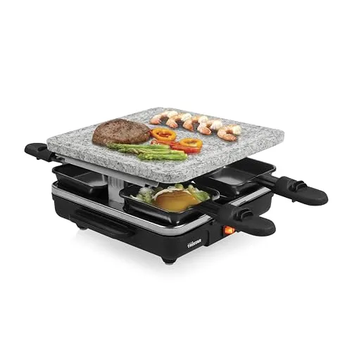 Tristar Raclette-Stein RA-2745 – 21 x 21 cm für 4 Personen