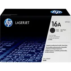 Original HP Toner 16A Q7516A - für Laserjet 5200, 12.000 Seiten Kapazität, höchste Druckqualität in Schwarz