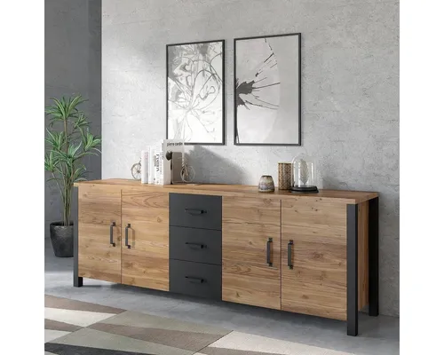Home affaire Sideboard Olin 220cm von Home Affaire