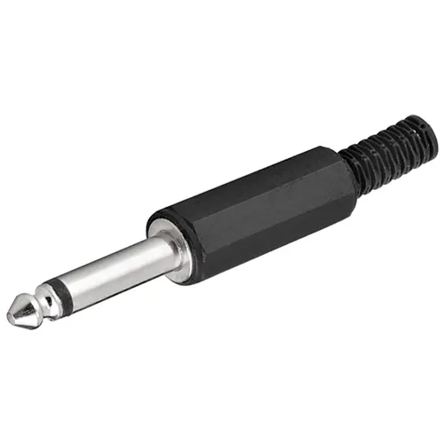 Produktbild Klinken-Stecker 6,3mm Mono Kunststoff mit Knickschutz