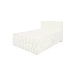 S-STYLE Boxbett Cord mit Stauraum und Topper H3 Neo - Beige 145x110 cm - Das S-STYLE Boxbett Cord bietet praktischen Stauraum und einen komfortablen Topper. Hochwertige Materialien garantieren Langlebigkeit. Ideal für stilvolles Wohnen und optimalen Schlafkomfort.