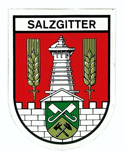carstyling XXL Aufkleber Wappen Salzgitter 115 x 90 mm