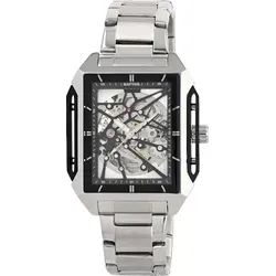 Raptor Quarzuhr RA20406 - Skelett-Herrenuhr aus Edelstahl - Armbanduhren mit mechanischem Automatikwerk, 5 ATM wasserdicht und markantem Design für stilbewusste Männer.