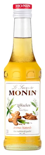Le Sirop de Monin Lebkuchen Sirup 1:8 0,25l Flasche 20,47€/l