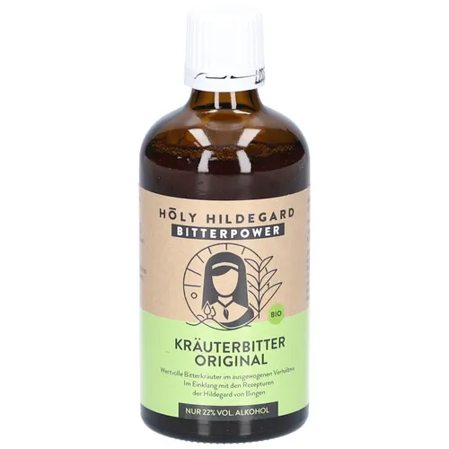HOLY HILDEGARD Bitterpower Kräuterbitter Original Bio