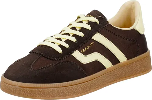 Gant Cuzima Sneaker aus Leder und Textil in Braun, Größe 41 EU - Stylische Sneaker in Größe 41, gefertigt aus hochwertigem Leder und Textil. Die herausnehmbare Innensohle sorgt für individuellen Komfort. Ideal für den Alltag und modisch kombinierbar.