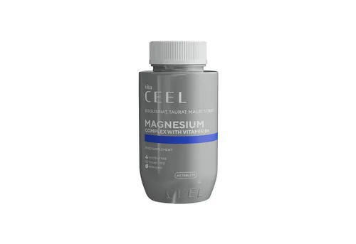 VİTA CEEL Magnesium Komplex–Vitamin B6, Praktische Ergänzung für den Alltag Tabletten, 60 St., 240 g, Magnesium Komplex – Mit Citrat, Bisglycinat & Vitamin B6