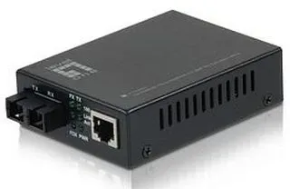 LevelOne FVT-2001 Konverter 10/100TX zu 100FX SC MM 2km - Transceiver für die Umwandlung von 10/100TX zu 100FX, ideal für die Erweiterung von Netzwerken über 2 km mit Multimode-Fasern.