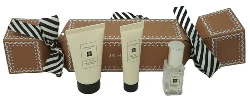 Jo Malone Set: Wood Sage & Sea Salt, English Pear & Freesia, Lime Basil & Mandarin - Eau de Cologne Set mit 9ml Wood Sage & Sea Salt Eau de Parfum, 30ml Body Gel und 15ml Hand Cream – frisch, pflegend und ideal für unterwegs.