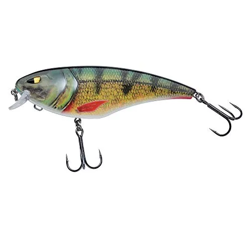 Berkley Zilla Flanker Pike Hecht Angelköder, Perch, 11cm