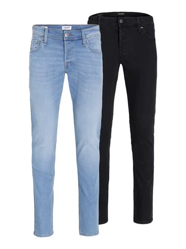Jack & Jones Slim-fit-Jeans JJIGLENN JJORIGINAL SQ 356/330 2 PK MP (Packung, 2-tlg)