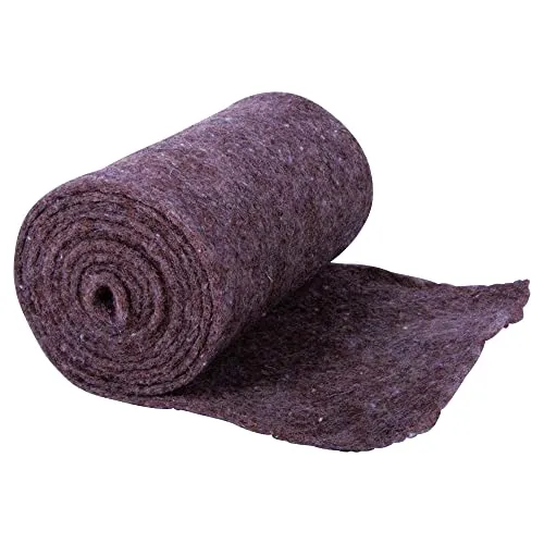 NOOR Wickelstreifen aus Schafwolle 20x200 cm Graubraun in braun von Noor