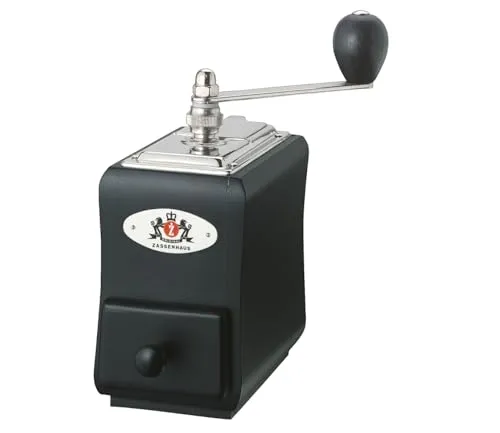 Zassenhaus Handkaffeemühle, Kaffeemsühle, Holz, M040104, Mehrfarbig, schwarz