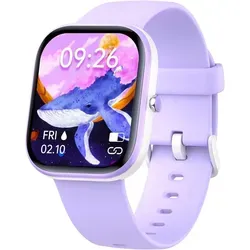 Kinder Smartwatch Jungen Mädchen 1.4 Inch Fitness Uhr Schrittzähler Herzfrequenz Schlaftracker IP68 Wasserdicht 19 Sportmodi Geschenk Teens