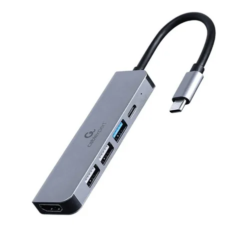 Gembird A-CM-COMBO5-03 USB Type-C 5-in-1 Multiport-Adapter (Hub + 8716309124263