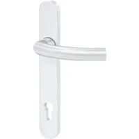Basi 7839-0109 Schmalrahmen-Drücker-Garnitur - Türsicherungen mit modernem Design, ideal für Profil- und Rahmentüren. Minimalistisch aus edlem Edelstahl, perfekte Lösung für den Innenbereich.