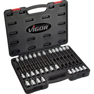 Vigor Steckschlüssel-Bit-Einsatz-Set 1/2