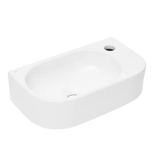 Hängewaschbecken 40x21,5 cm – Kompakter Waschtisch ohne Überlauf