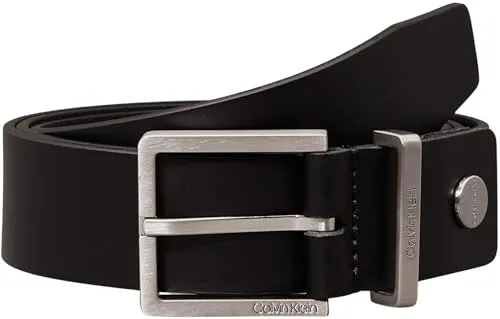 Calvin Klein Herren CASUAL ADJ. BELT 3.5CM Gürtel - Herren-Gürtel aus 100% hochwertigem Leder, 3,5 cm breit, mit praktischer Dornschließe für optimale Anpassung. Ideal für Arbeit und elegante Anlässe, vereint zeitloses Design mit hohem Tragekomfort.