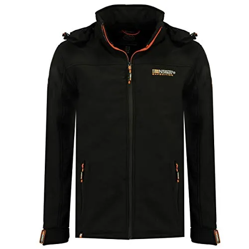 Geographical Norway Herren Softshell Jacke Black S