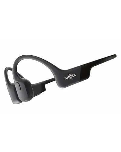 Shokz Openrun Sport Headphone, Schwarz - Kopfhörer mit IP67 Wasserdichtigkeit für sportliche Aktivitäten, bieten klaren Klang und eine Akkulaufzeit von bis zu 8 Stunden – ideal für aktive Nutzer.
