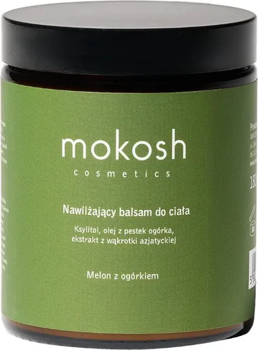 MOKOSH Körperlotion Melone und Gurke 180ml - Vegane Körperlotion mit natürlichem Arganöl und Gurkenöl für intensive Feuchtigkeit und straffende Pflege. Ideal für trockene Haut, zieht schnell ein und hinterlässt ein erfrischendes Hautgefühl.