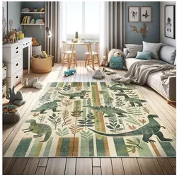 Abakuhaus Teppich in grün von Abakuhaus