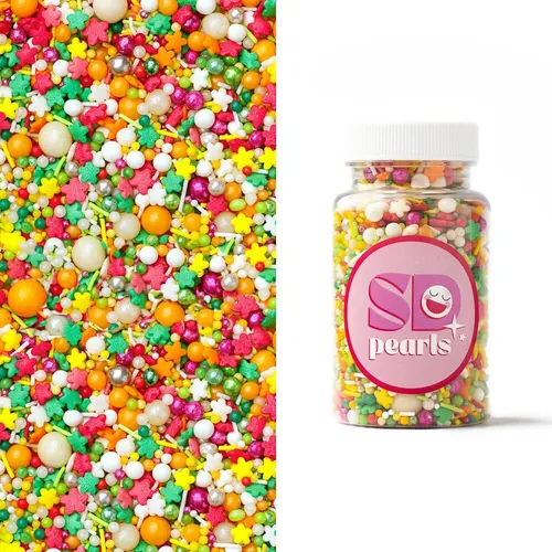Zuckerstreusel mix „Auf einer Wiese“, 100g, essbare Kuchen Dekor SD Pearls