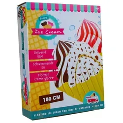 Otto Simon Luftmatratze Aufblasbare Luftmatratze Eis Stracciatella für Pool Strand Stracciatella Eis | 180 cm