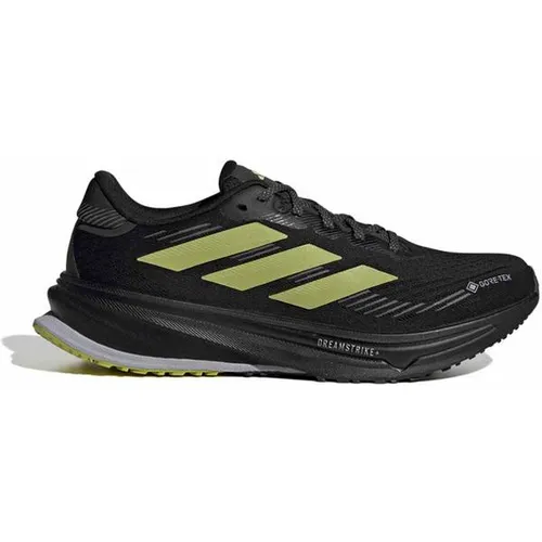ADIDAS Herren Laufschuhe Supernova Rise GTX - Wasserdichter Laufschuh für wechselhaftes Wetter. Die GORE-TEX Membran sorgt für Atmungsaktivität, während die Dreamstrike+ Zwischensohle hohen Komfort und Stabilität bietet. Ideal für ein geschmeidiges Lauferlebnis.