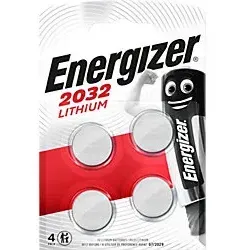 EN 4X2032 Lithium-Knopfzelle 3V 240mAh 4er-Pack - Hochleistungs Lithium-Knopfzellen im 4er-Pack für zuverlässige Energieversorgung in vielen Geräten. Hohe Energiedichte und geringe Selbstentladung garantieren langanhaltende Leistung.