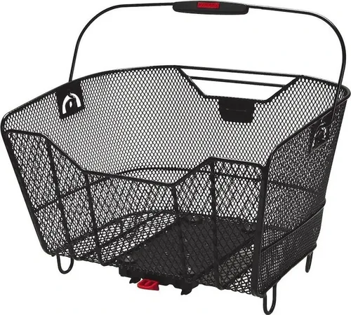 KLICKfix Citymax 2 Gepäckträgerkorb GTA schwarz – Praktischer Fahrradkorb - Stilvoller Gepäckträgerkorb für Fahrräder, ideal für den täglichen Einkauf oder Ausflüge. Robust und einfach zu montieren, bietet er ausreichend Platz für Ihre Utensilien.