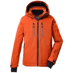 KILLTEC Kinder Funktionsjacke KSW 191 BYS SKI JCKT - Funktionsjacke für Kinder, winddicht und wasserdicht mit 10.000 mm Wassersäule, ideal für Outdoor-Winterabenteuer. Nachhaltig und PFAs-frei imprägniert.