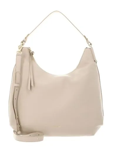 Coccinelle Rebekka Schultertasche aus Leder - 36 cm - Beige - Elegante Schultertasche aus hochwertigem Leder, ideal für den täglichen Gebrauch. Mit ihrem stilvollen Design und der praktischen Größe ist sie ein echter Blickfang.