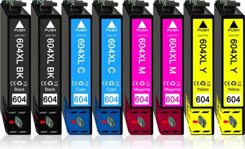8er Pack Druckerpatronen 604 604XL kompatibel mit Epson XP-3200